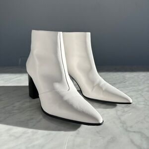 Stella McCartney White Ankle Boots